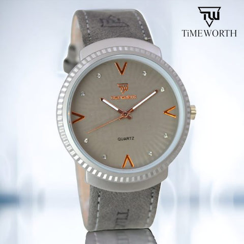 Timeworth Quartz Round Dial Watch